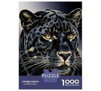 Rompecabezas De 1000 Piezas para Adultos Rompecabezas Black Panther with Gold Accents Rompecabezas para Adultos Juego De Ingenio Decoración del Hogar Juego Desafiante Regalos 70x50cm/1000pcs
