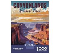 Rompecabezas De 1000 Piezas para Adultos Rompecabezas Canyonlands National Park Rompecabezas para Adultos Juegos Relajantes Análisis Y Lógica Diversión En Casa Actividades, 70x50cm/1000pcs