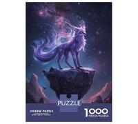 Rompecabezas De 1000 Piezas para Adultos Rompecabezas Celestial Fox on Floating Island Rompecabezas para Adultos Juegos Relajantes Análisis Y Lógica Diversión En Casa Actividades, 70x50cm/1000pcs