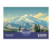 Rompecabezas De 1000 Piezas para Adultos Rompecabezas Cerro Torre Mountain Rompecabezas Juegos Relajantes Ensamblaje De Patrones Diversión En Casa Actividades, 52x38cm/1000pcs