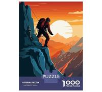 Rompecabezas De 1000 Piezas para Adultos Rompecabezas Climbing Mountain Climber para Adultos Juego Práctico Análisis Y Lógica Juego Desafiante Regalos 70x50cm/1000pcs