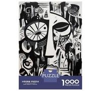 Rompecabezas De 1000 Piezas para Adultos Rompecabezas Cubism Modern Art Portrait Rompecabezas para Adultos Juegos Relajantes Análisis Y Lógica Diversión En Casa Actividades, 52x38cm/1000pcs