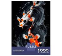 Rompecabezas De 1000 Piezas para Adultos Rompecabezas Dance of The Koi Rompecabezas para Adultos Juego De Ingenio Decoración del Hogar Juego Desafiante Regalos 70x50cm/1000pcs