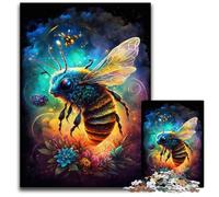 Rompecabezas de 1000 Piezas para Adultos, Rompecabezas de Abejas de Colores, desafiante Rompecabezas de Bricolaje para Adolescentes, 50x75cm/19,68x29,52 Pulgadas