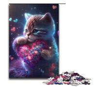Rompecabezas de 1000 Piezas para Adultos, Rompecabezas de Amor con Gatos, Regalos de cumpleaños, Regalos para Adolescentes de 14 años en adelante, 1000 Piezas