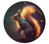 Rompecabezas de 1000 Piezas para Adultos, Rompecabezas de Ardilla de fantasía, Juego Interactivo Familiar, Regalo Artesanal con Ilustraciones Coloridas, 67,5 x 67,5 cm
