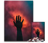 Rompecabezas de 1000 Piezas para Adultos, Rompecabezas de Brazo de Zombi, desafío Educativo, Toda la Familia (Mayores de 14 años, 26x38cm)
