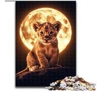 Rompecabezas de 1000 Piezas para Adultos, Rompecabezas de Cachorro de león, Juego Interactivo Familiar, decoración del hogar, Regalo de desafío Mental, 50x75cm