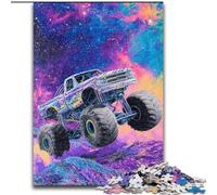 Rompecabezas de 1000 Piezas para Adultos, Rompecabezas de cartón de Monster Truck para cumpleaños, festividades y Ocasiones Especiales (tamaño 26x38cm)