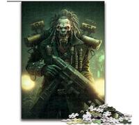 Rompecabezas de 1000 Piezas para Adultos, Rompecabezas de cartón de Soldado Zombi del ejército Muerto, tamaño 26x38cm, Halloween, Navidad, Regalo de cumpleaños