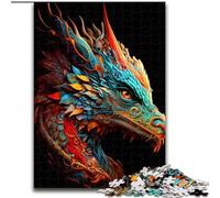 Rompecabezas de 1000 Piezas para Adultos, Rompecabezas de cartulina de dragón Colorido, tamaño 38x26cm, Halloween, Navidad, Regalo de cumpleaños
