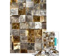 Rompecabezas de 1000 piezas para adultos rompecabezas de cubos metálicos rompecabezas de mosaico para adultos juego de ingenio juego de ensamblaje de patrones juego desafiante regalos (tamaño 50x75cm)