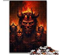 Rompecabezas de 1000 Piezas para Adultos, Rompecabezas de Demonios del Infierno, para Adolescentes, Juegos educativos Familiares, decoración del hogar, Regalo (tamaño 50x75cm)