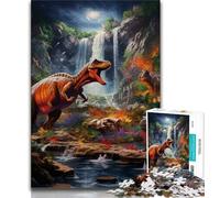 Rompecabezas de 1000 Piezas para Adultos, Rompecabezas de Dinosaurios difíciles para Adolescentes, Toda la Familia Apto para niños de 14 años (tamaño 75x50cm)