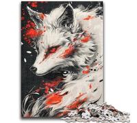 Rompecabezas de 1000 Piezas para Adultos, Rompecabezas de Dios de los Zorros para Adolescentes Juegos Divertidos Cada Pieza es única Juego desafiante y Divertido para Toda la Familia (75x50cm)