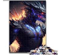 Rompecabezas de 1000 Piezas para Adultos, Rompecabezas de dragón y Demonio, Familiares y Amigos, un desafío para la Mente (tamaño 50x75cm)