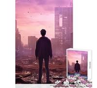 Rompecabezas de 1000 Piezas para Adultos Rompecabezas de El Apocalipsis Juguete para decoración de Pared Regalo de cumpleaños Juego Imposible Actividades Divertidas en casa tamaño 38x52cm