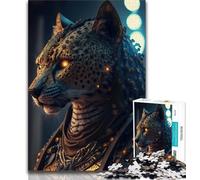 Rompecabezas de 1000 Piezas para Adultos, Rompecabezas de Guepardo del Futuro para Adolescentes, Ideal como Juego Educativo, Regalo de cumpleaños, decoración de Pared (tamaño 75x50cm)