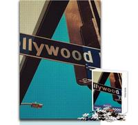 Rompecabezas de 1000 Piezas para Adultos, Rompecabezas de Hollywood, Juego Educativo Familiar, decoración Perfecta, Regalo de cumpleaños, tamaño 38x52cm