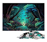 Rompecabezas de 1000 Piezas para Adultos, Rompecabezas de Hongos mágicos, Rompecabezas de Alta dificultad para Adolescentes, 26x38cm/10,23x14,96 Pulgadas