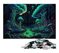 Rompecabezas de 1000 Piezas para Adultos, Rompecabezas de Hongos mágicos, Rompecabezas de Alta dificultad para Adolescentes, 50x75cm/19,68x29,52 Pulgadas