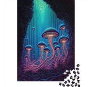 Rompecabezas de 1000 Piezas para Adultos | Rompecabezas de Hongos psicodélicos Fores1 | Rompecabezas de 1000 Piezas, Juegos educativos, Rompecabezas de decoración del hogar (38 x 26 cm)