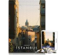 Rompecabezas de 1000 Piezas para Adultos, Rompecabezas de la Ciudad de Estambul, Juego Educativo Familiar, decoración Perfecta, Regalo de cumpleaños, tamaño 50x75cm