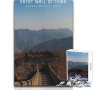 Rompecabezas de 1000 Piezas para Adultos, Rompecabezas de la Gran Muralla China, Juego práctico, desafío difícil, Regalo de Amigo Secreto, tamaño 38x52cm