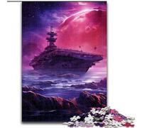 Rompecabezas de 1000 Piezas para Adultos, Rompecabezas de Madera con Barcos de Colores, cumpleaños, Fiestas y decoración de Fiestas espaciales 1000 Piezas(50x75cm)