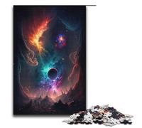 Rompecabezas de 1000 Piezas para Adultos Rompecabezas de Madera con el Tema Colapso de Planetas Juego Educativo Juguete de desafío 1000 Piezas (38 x 26 cm)