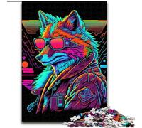 Rompecabezas de 1000 Piezas para Adultos, Rompecabezas de Madera de Red Fox Bangers Gangster, un Regalo Ideal para Navidad o cumpleaños, tamaño 50x75cm