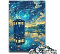 Rompecabezas de 1000 Piezas para Adultos, Rompecabezas de Night Sky Gate para Adolescentes, Alivia el estrés, Pasa el Tiempo y Mejora el Amor en Pareja, 50x75cm