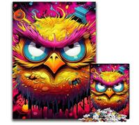 Rompecabezas de 1000 Piezas para Adultos, Rompecabezas de pájaros Rosas, Juego de ingenio para Adolescentes, Fiestas, 50x75cm/19,68x29,52 Pulgadas.