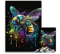 Rompecabezas de 1000 Piezas para Adultos, Rompecabezas de Pintura de Abejas para Adultos, Rompecabezas desafiantes de Bricolaje para Adolescentes, 50x75cm/19,68x29,52 Pulgadas