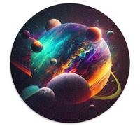Rompecabezas de 1000 Piezas para Adultos, Rompecabezas de Planetas del Universo, Juego Familiar Creativo y decoración del hogar, Adolescentes, 67,5 x 67,5 cm