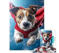 Rompecabezas de 1000 Piezas para Adultos Rompecabezas de superhéroes y Perros Juegos Familiares Juguetes adictivos para Cultivar la Paciencia Regalos de cumpleaños Una Obra de Arte (tamaño 38x26cm)