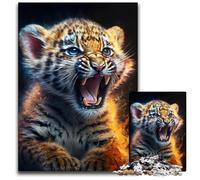 Rompecabezas de 1000 Piezas para Adultos, Rompecabezas de Tigre bebé, desafiante Rompecabezas para Adolescentes, Juego Interactivo Divertido para Toda la Familia, 50x75cm/19,68x29,52 Pulgadas