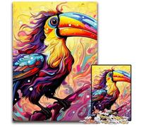 Rompecabezas de 1000 Piezas para Adultos, Rompecabezas de tucán, Juego Interactivo Familiar, desafío Mental, 50x75cm/19,68x29,52 Pulgadas