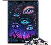 Rompecabezas de 1000 Piezas para Adultos, Rompecabezas de visión esotérica, Adolescentes, unión Familiar, Rompecabezas y decoración del hogar (tamaño: 26x38cm)