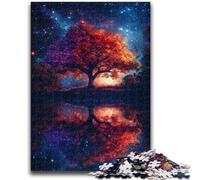 Rompecabezas de 1000 Piezas para Adultos, Rompecabezas del Árbol de la Vida, Juguetes para Adultos Cada Pieza es única Juego desafiante y Divertido para Toda la Familia (38x26cm)