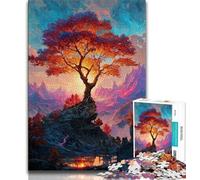 Rompecabezas de 1000 piezas para adultos,rompecabezas del Árbol de la Vida para adolescentes,juguetes de juego,cada pieza es única,un juego desafiante y divertido para toda la familia (tamaño 38x26cm)