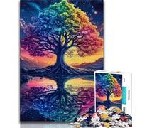 Rompecabezas de 1000 piezas para adultos,rompecabezas del Árbol de la Vida para adolescentes,juguetes de juego,cada pieza es única,un juego desafiante y divertido para toda la familia (tamaño 75x50cm)