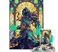 Rompecabezas de 1000 Piezas para Adultos Rompecabezas del Mago Arcano Esmeralda Juegos Divertidos para Adultos Que estimulan el análisis y la lógica Difícil y desafiante (Tamaño 50x75cm)