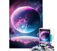 Rompecabezas de 1000 Piezas para Adultos Rompecabezas del Planeta Tierra Juguetes educativos Juegos Divertidos desafío difícil Regalos para Mujeres y Hombres (tamaño 38x52cm)