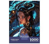 Rompecabezas De 1000 Piezas para Adultos Rompecabezas Enchantress with The Golden Dragon Rompecabezas para Adultos Juego De Ingenio Decoración del Hogar Juego Desafiante Regalos 70x50cm/1000pcs