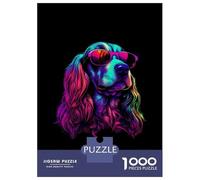 Rompecabezas De 1000 Piezas para Adultos Rompecabezas English Cocker Spaniel Rompecabezas para Adultos Juego Familiar Arte De Pared Actividades Divertidas En Casa 70x50cm/1000pcs
