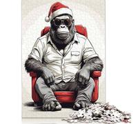Rompecabezas de 1000 Piezas para Adultos, Rompecabezas estándar de King Kong, Rompecabezas navideño, decoración Familiar, Juego Educativo, 1000 Piezas (75 x 50 cm)