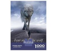 Rompecabezas De 1000 Piezas para Adultos Rompecabezas Fear Makes The Wolf Bigger Rompecabezas Juegos Relajantes Alivia El Estrés Actividades Divertidas En Casa 70x50cm/1000pcs