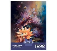 Rompecabezas De 1000 Piezas para Adultos Rompecabezas Flowers Blossoms Colorful Rompecabezas para Adultos Juego De Ingenio Decoración del Hogar Juego Desafiante Regalos 70x50cm/1000pcs