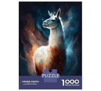 Rompecabezas De 1000 Piezas para Adultos Rompecabezas Galactic Llama para Adultos Juego Práctico Análisis Y Lógica Juego Desafiante Regalos 52x38cm/1000pcs
